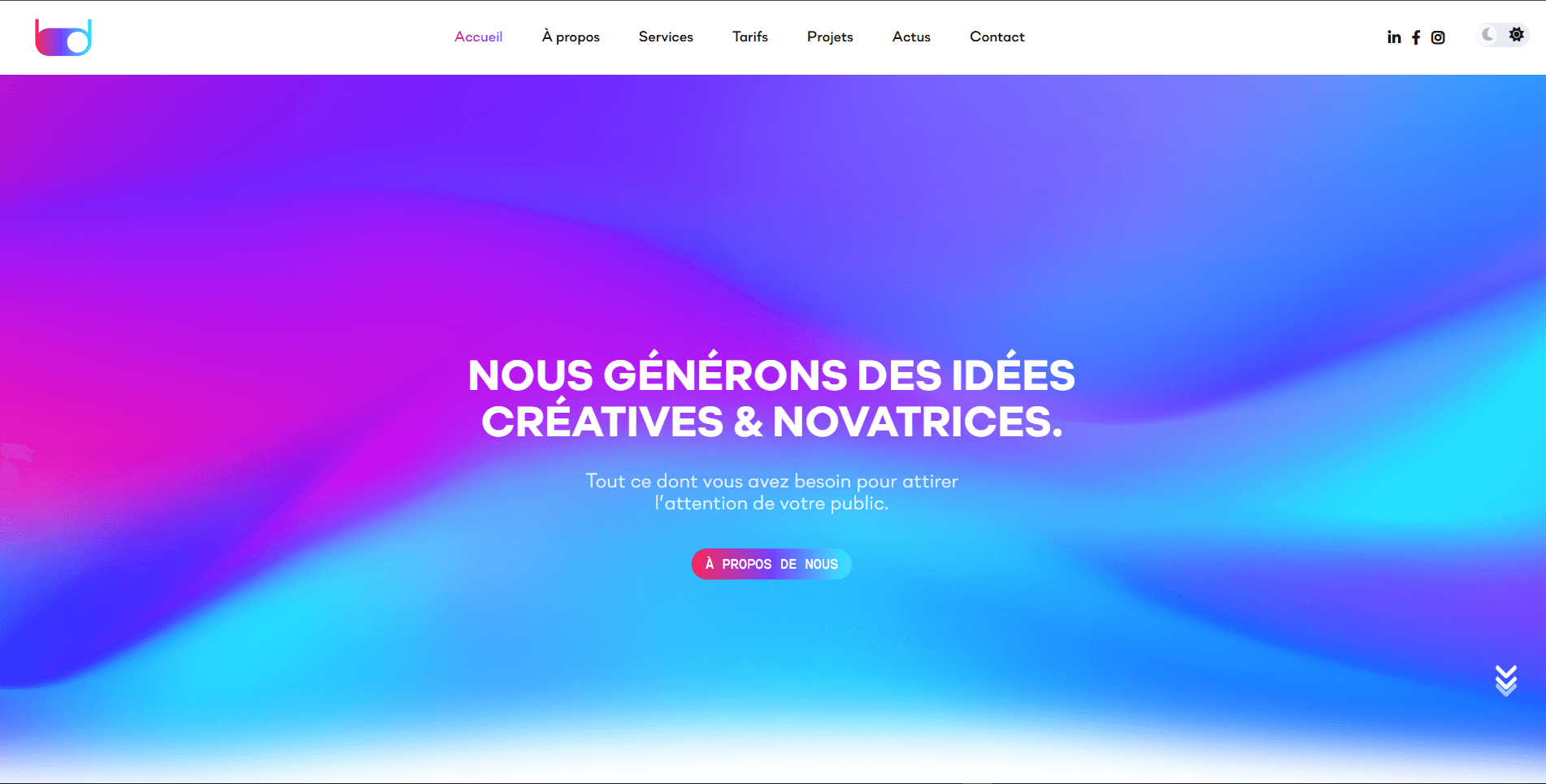BCOM Digital website screenshot