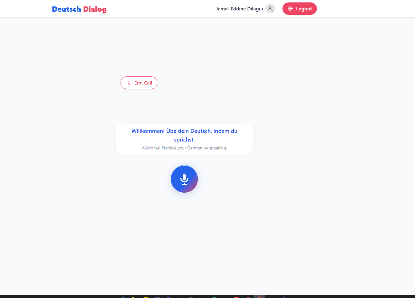 Deutsch Dialog app screenshot